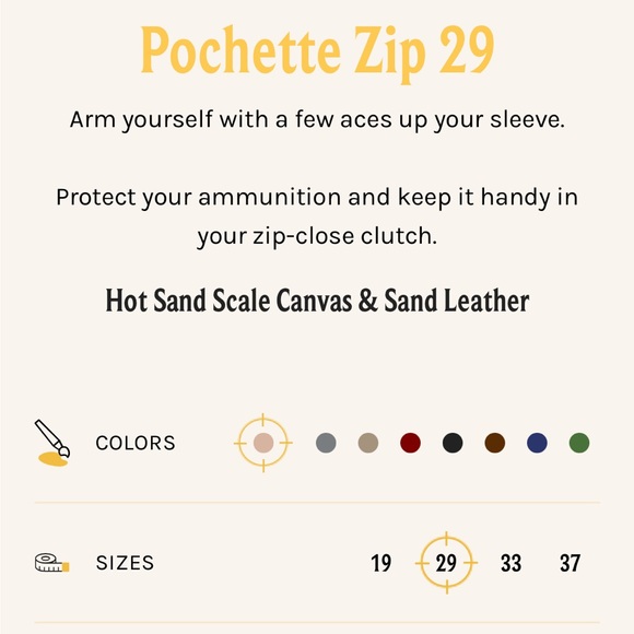 5️⃣6️⃣0️⃣ Faure le page pochette zip 29 Sand - Picture 8 of 10